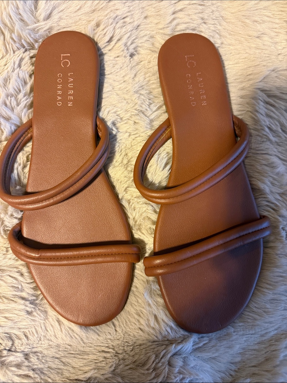 Bundle of 3 LC Lauren Conrad Slide Sandals NWOT - Picture 3 of 9